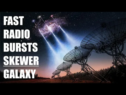 Astronomers Discover Fast Radio Bursts That Skewer Nearby Galaxy