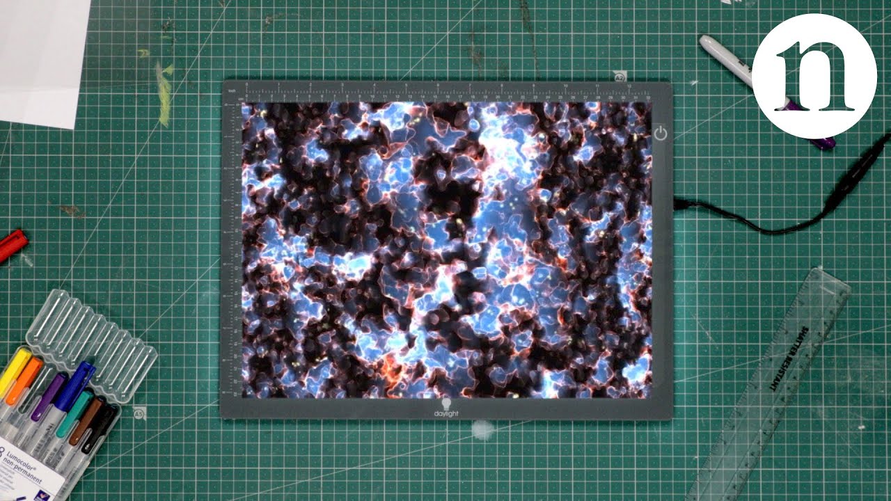 The history of the Universe in the blink of an eye