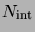 $N_{\rm int}$