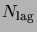 $N_{\rm lag}$