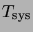 $T_{\rm sys}$